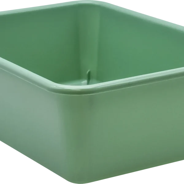 Eucalyptus Green Large Plastic Storage Bin