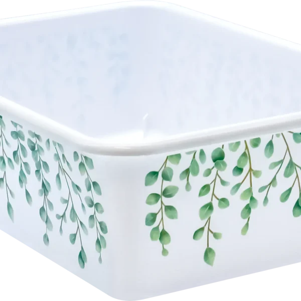 Eucalyptus Large Plastic Storage Bin
