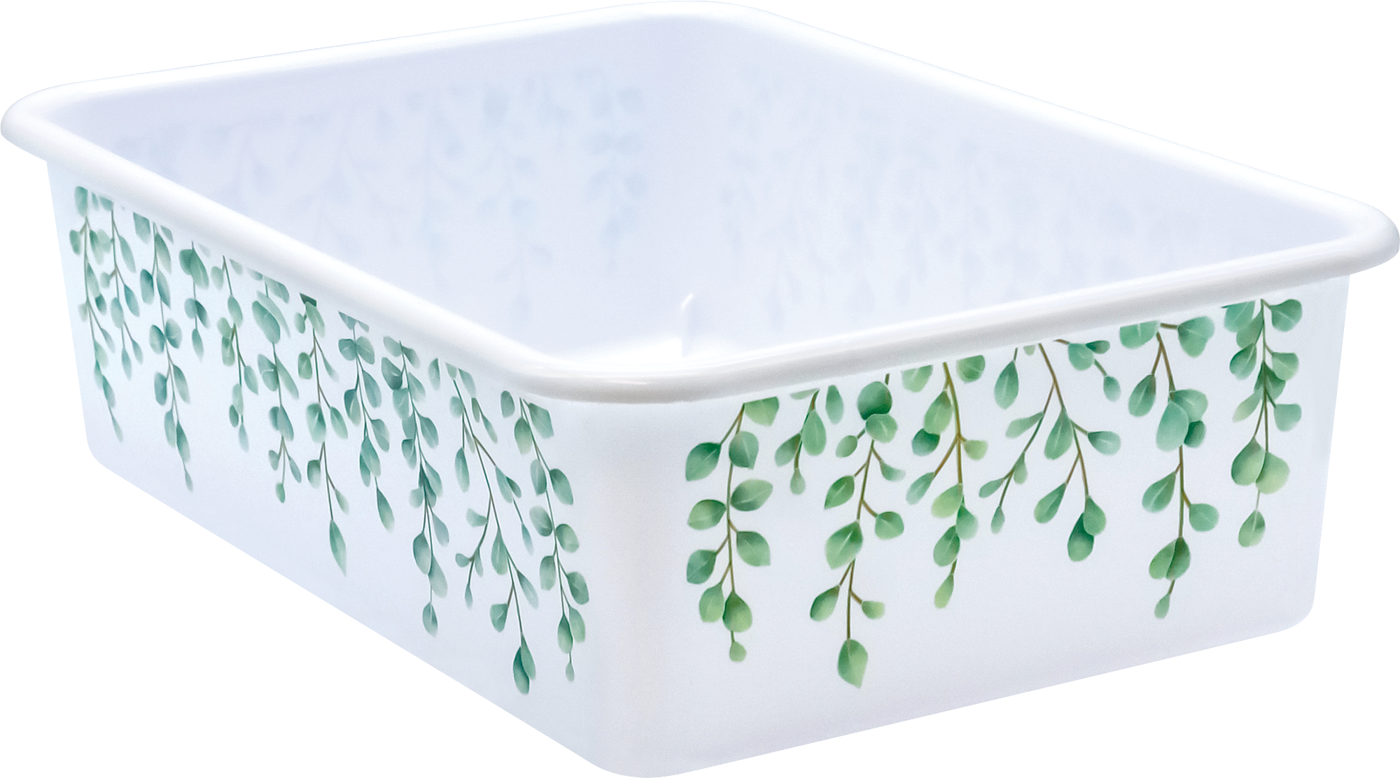 Eucalyptus Large Plastic Storage Bin