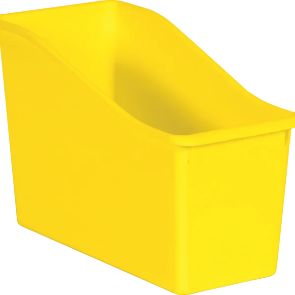 Yellow Plastic Book Bin