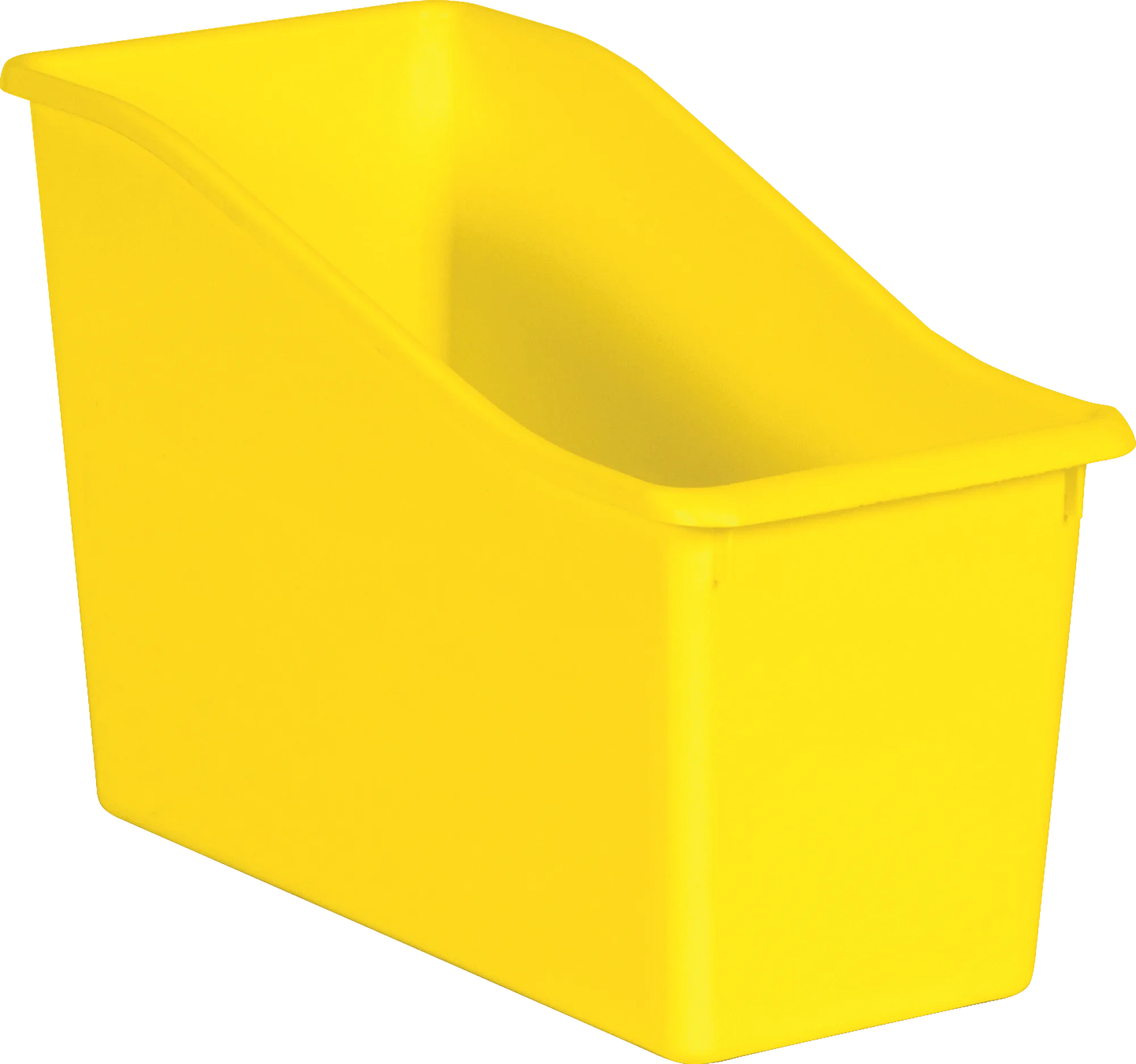 Yellow Plastic Book Bin