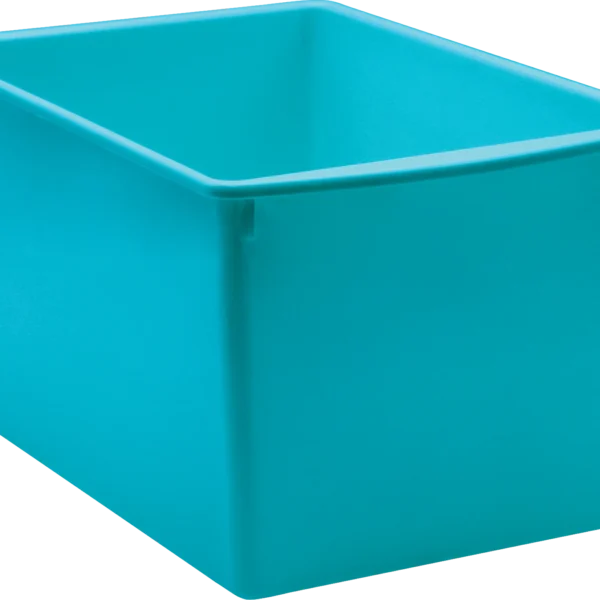 Teal Plastic Multi-Purpose Bin