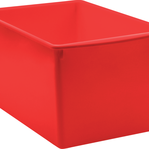 Red Plastic Multi-Purpose Bin