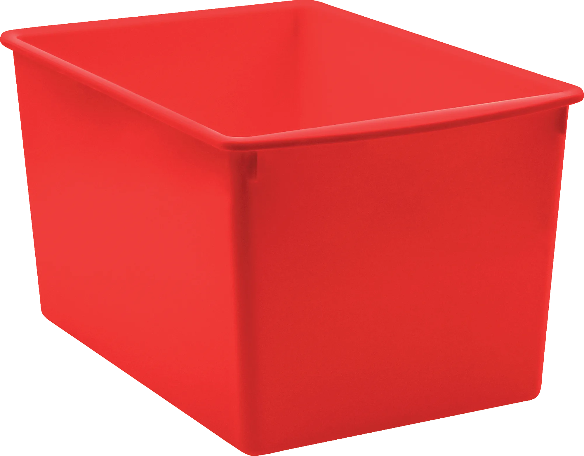 Red Plastic Multi-Purpose Bin