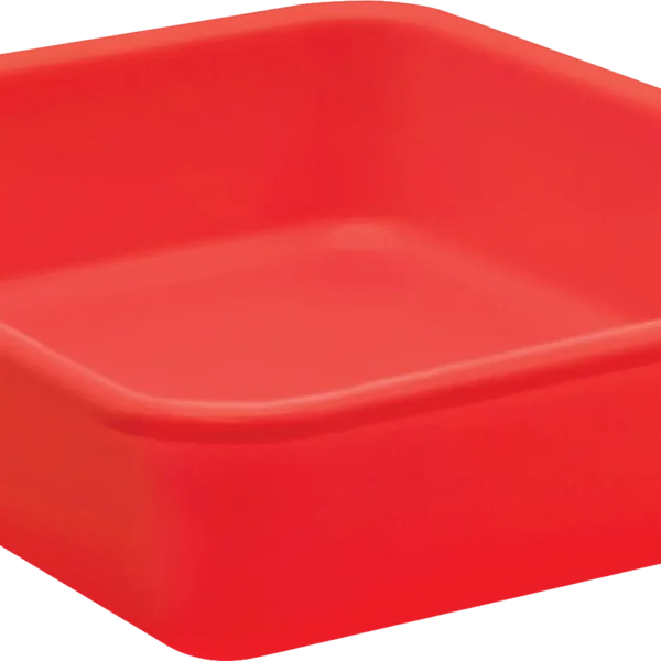 Red Large Plastic Letter Tray