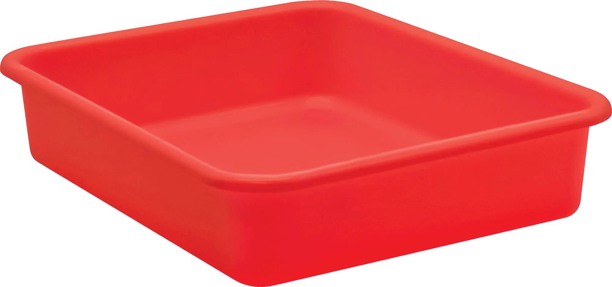 Red Large Plastic Letter Tray