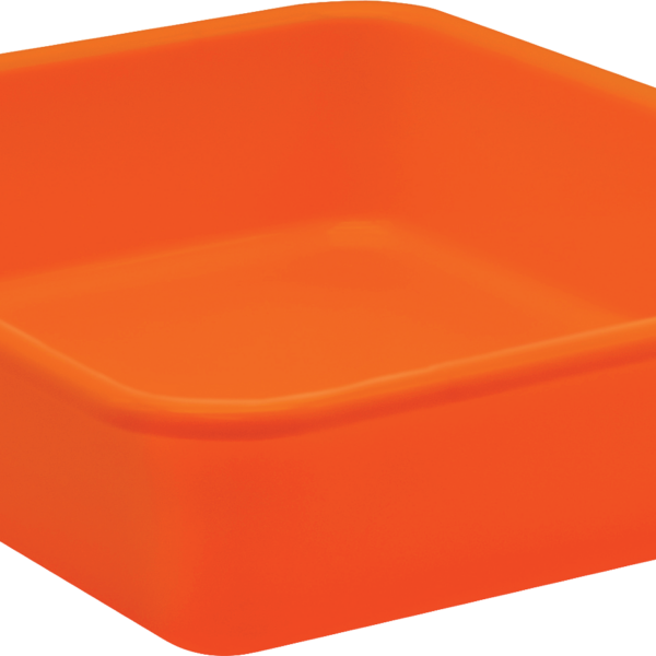 Orange Large Plastic Letter Tray
