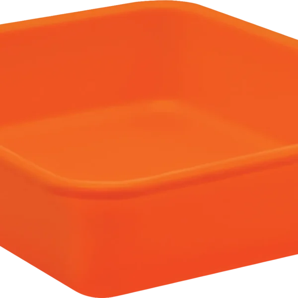 Orange Large Plastic Letter Tray
