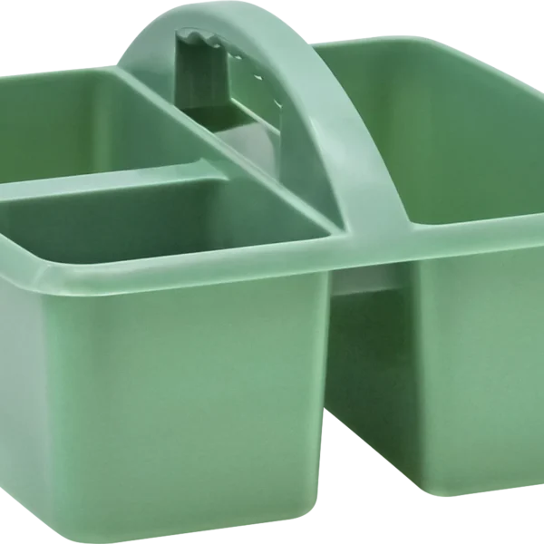 Eucalyptus Green Plastic Storage Caddy