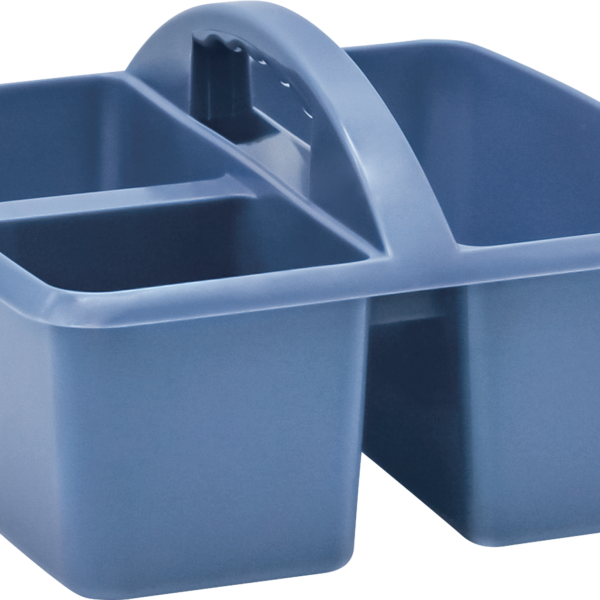 Slate Blue Plastic Storage Caddy