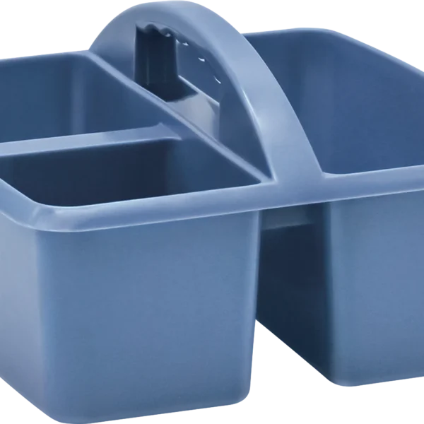 Slate Blue Plastic Storage Caddy