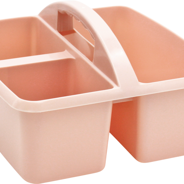 Blush Plastic Storage Caddy
