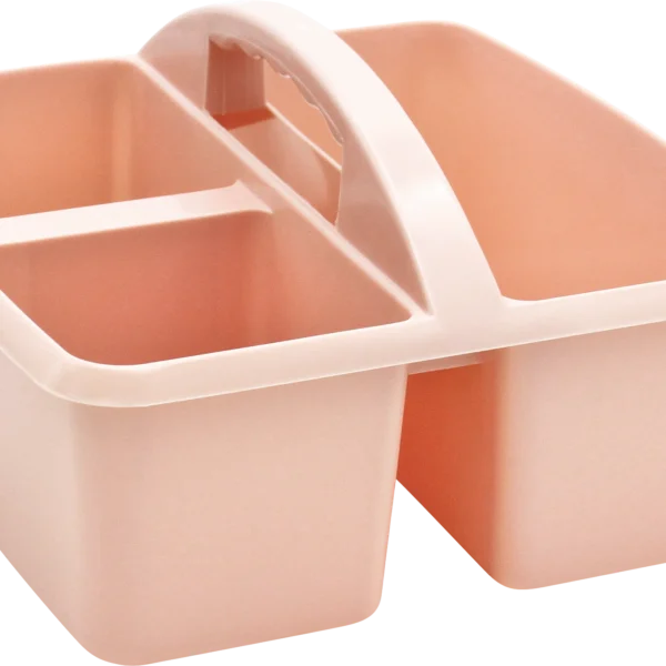 Blush Plastic Storage Caddy