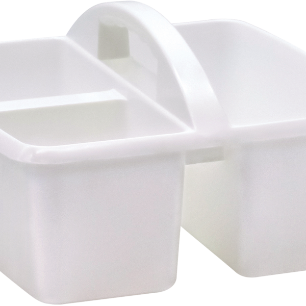 White Plastic Storage Caddy