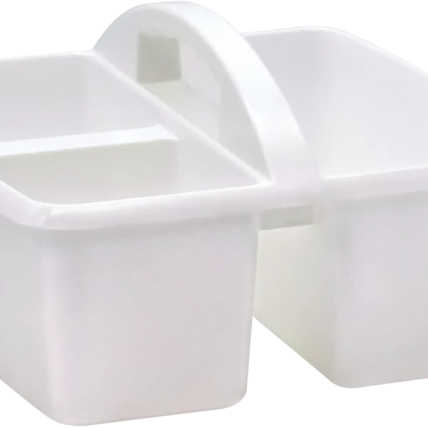 White Plastic Storage Caddy