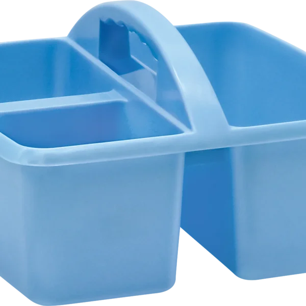 Light Blue Plastic Storage Caddy