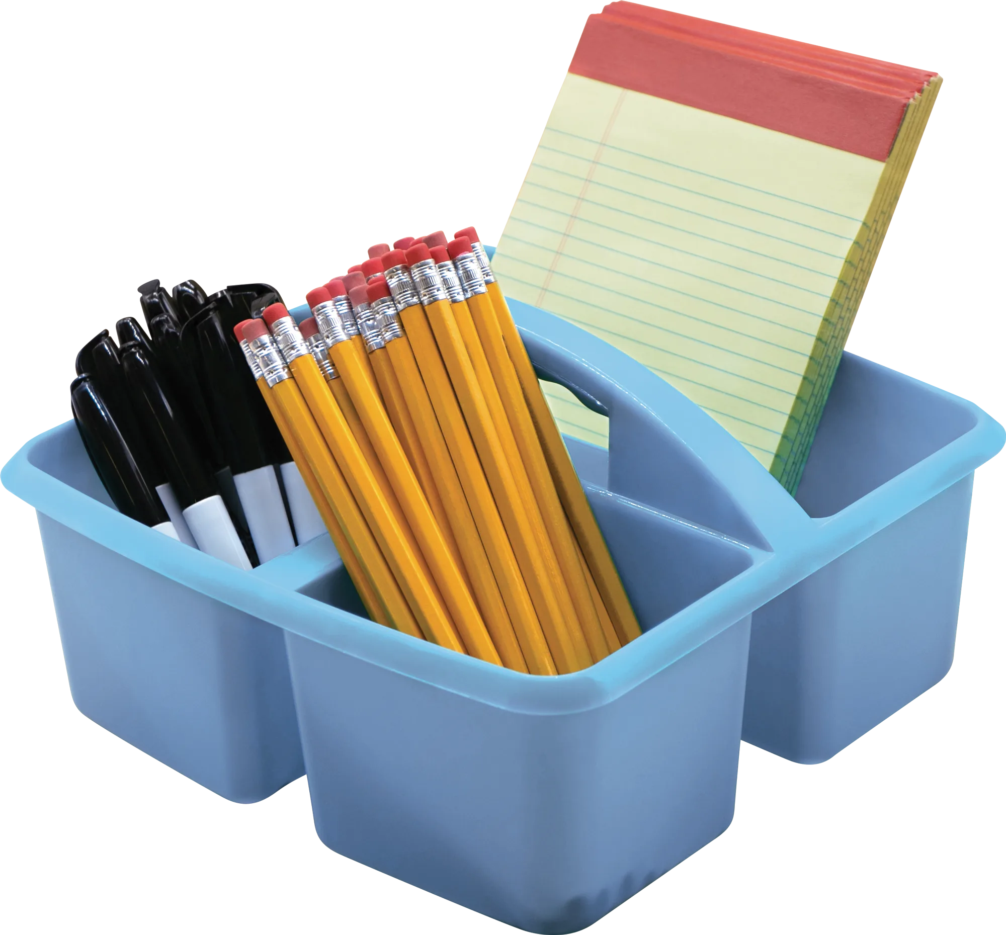 Light Blue Plastic Storage Caddy - Image 2