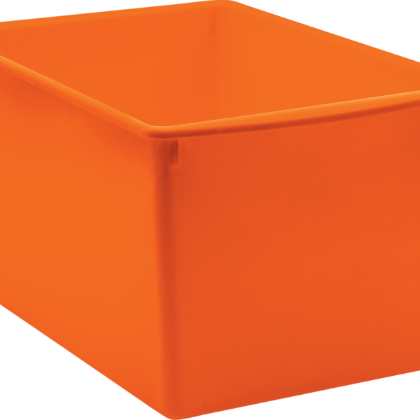 Orange Plastic Multi-Purpose Bin