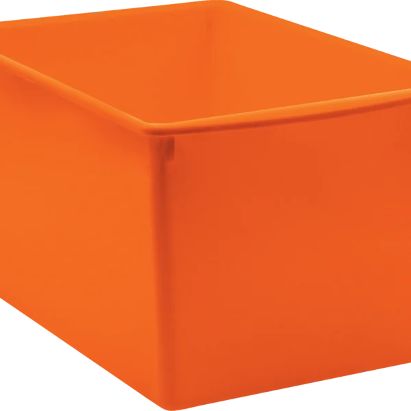 Orange Plastic Multi-Purpose Bin