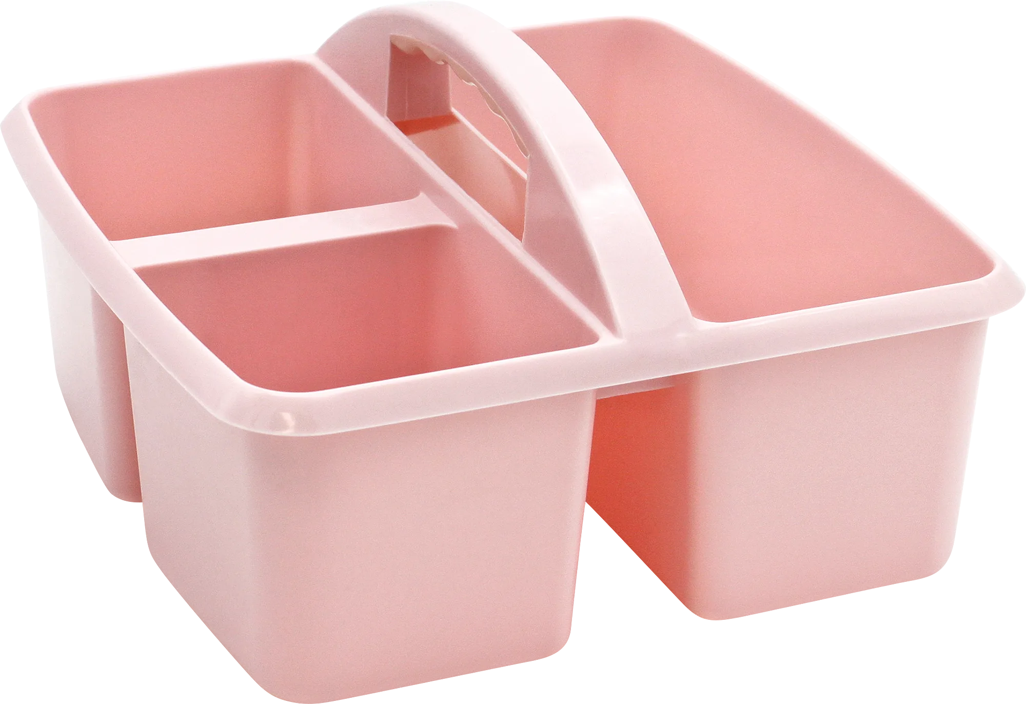 Light Pink Plastic Storage Caddy
