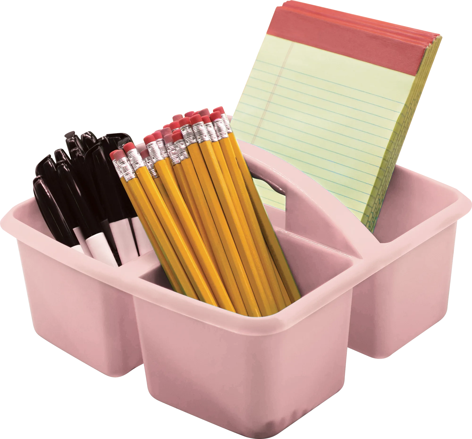 Light Pink Plastic Storage Caddy - Image 2