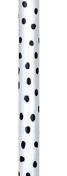 Black Painted Dots Hand Pointer