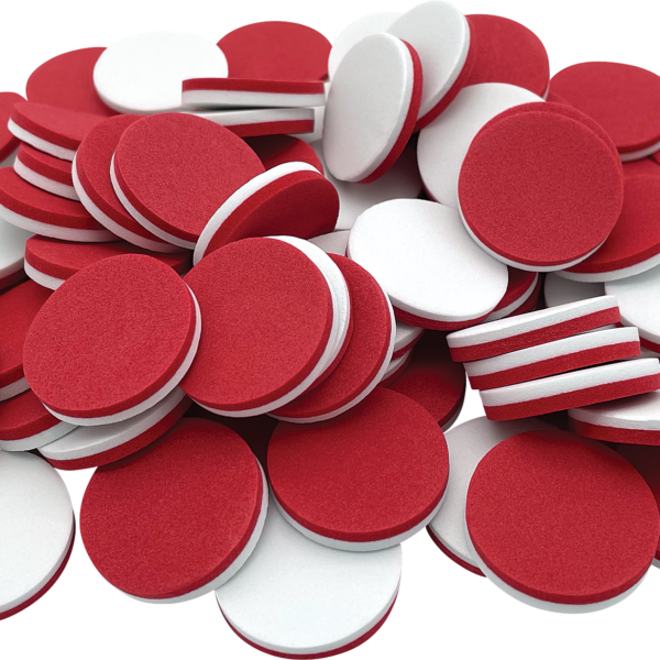 Foam Counters: Red/White