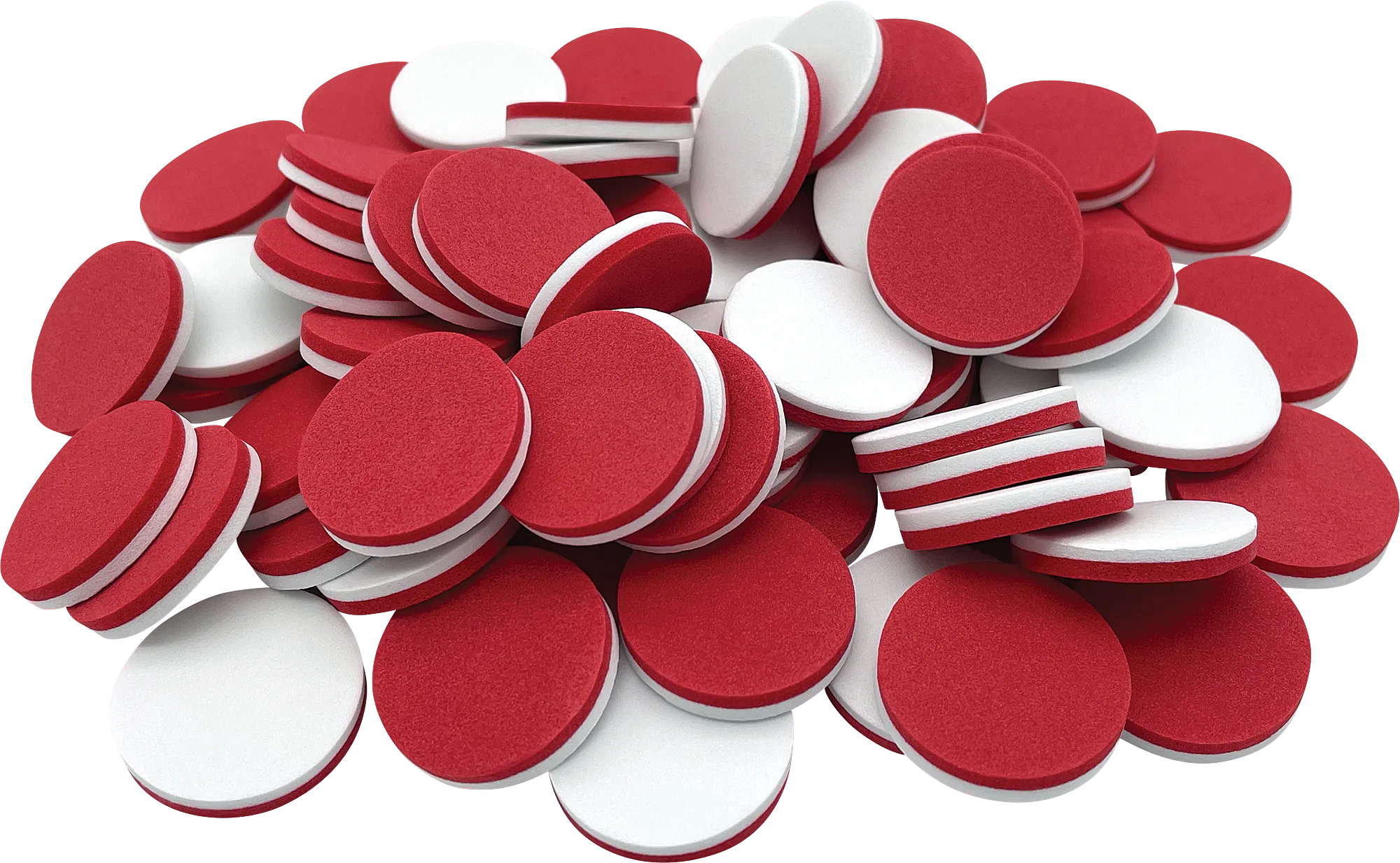 Foam Counters: Red/White