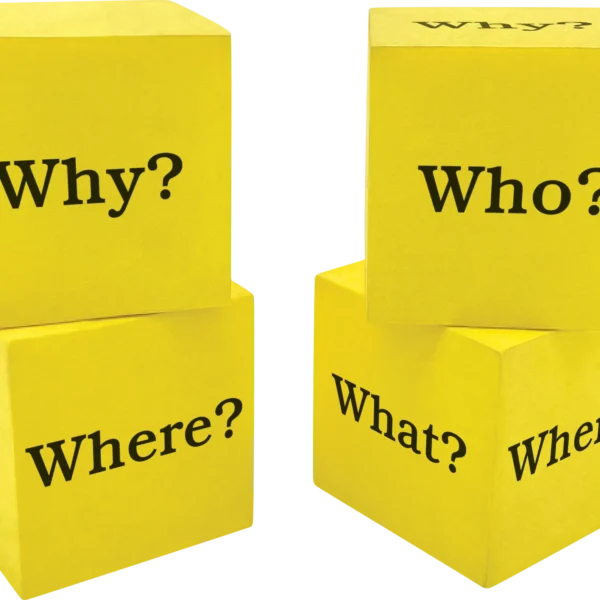 Foam Question Cubes
