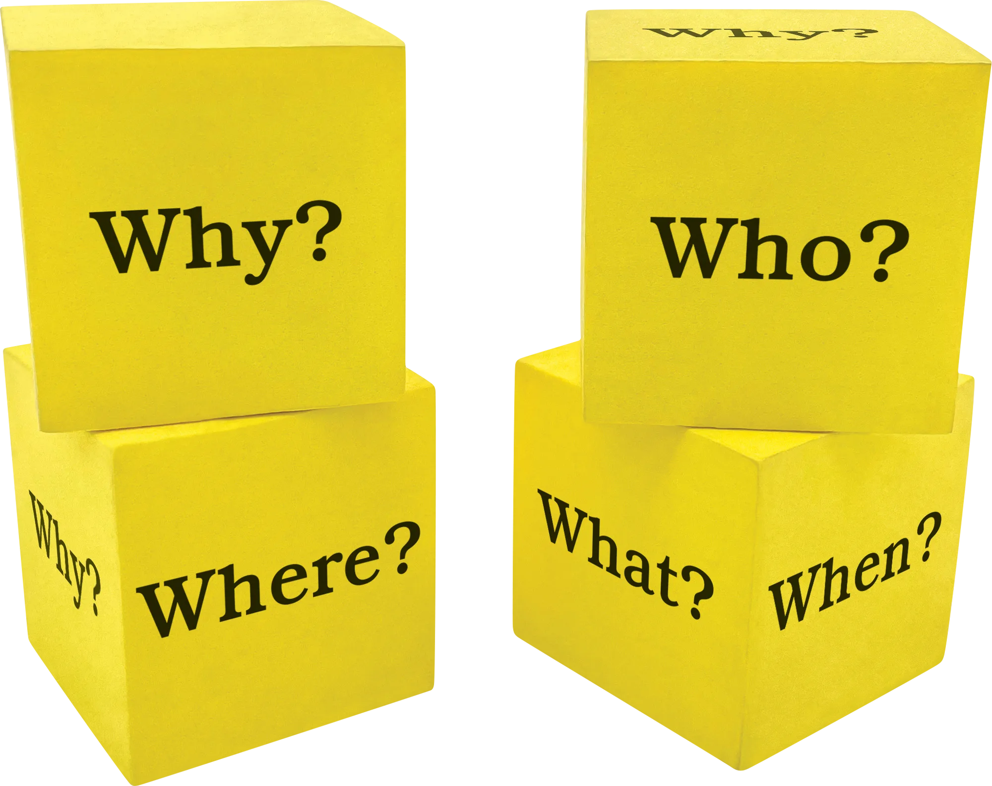 Foam Question Cubes