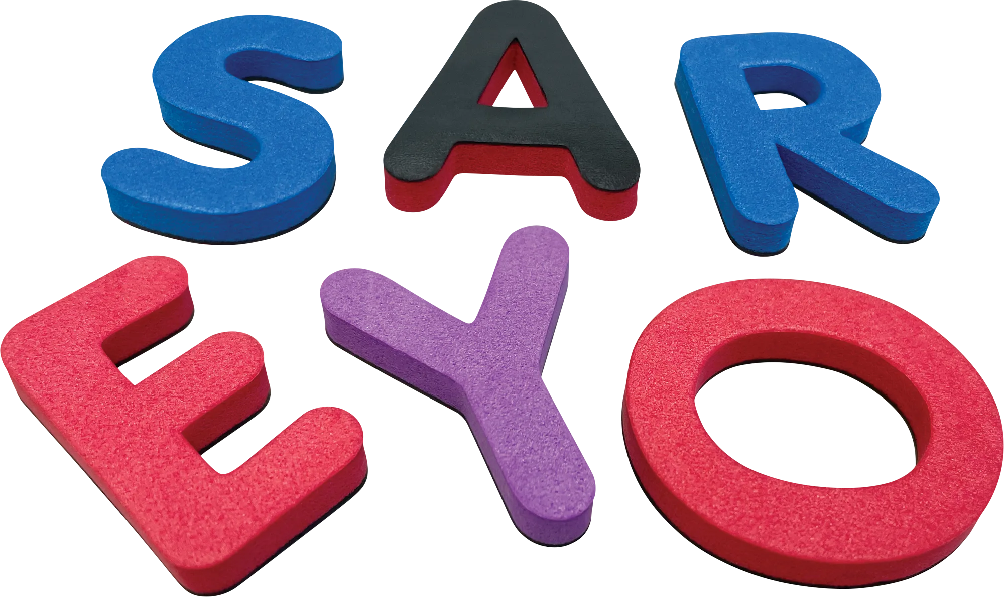 Magnetic Foam: Small Uppercase Letters