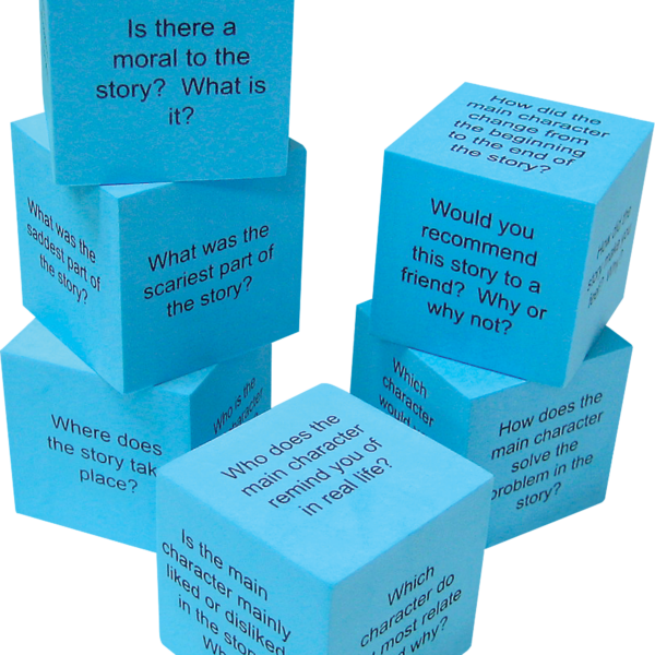 Foam Reading Comprehension Cubes