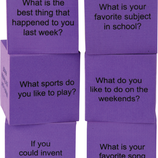 Foam Conversation Cubes