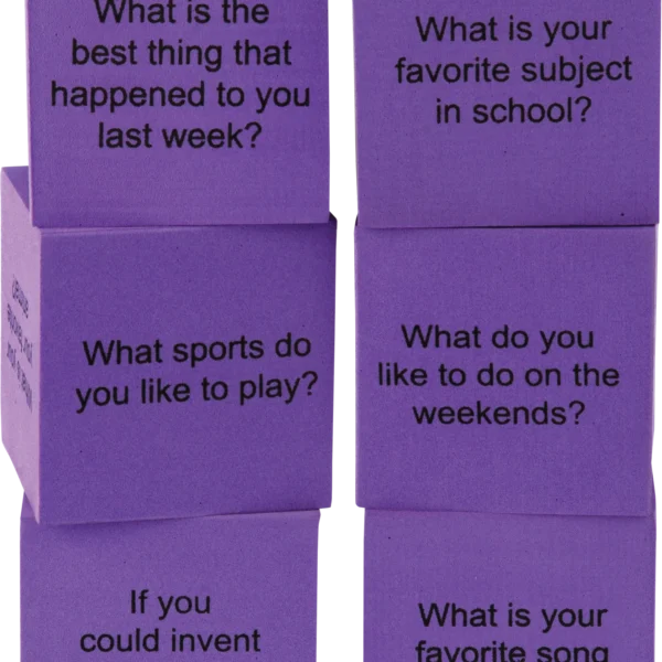 Foam Conversation Cubes