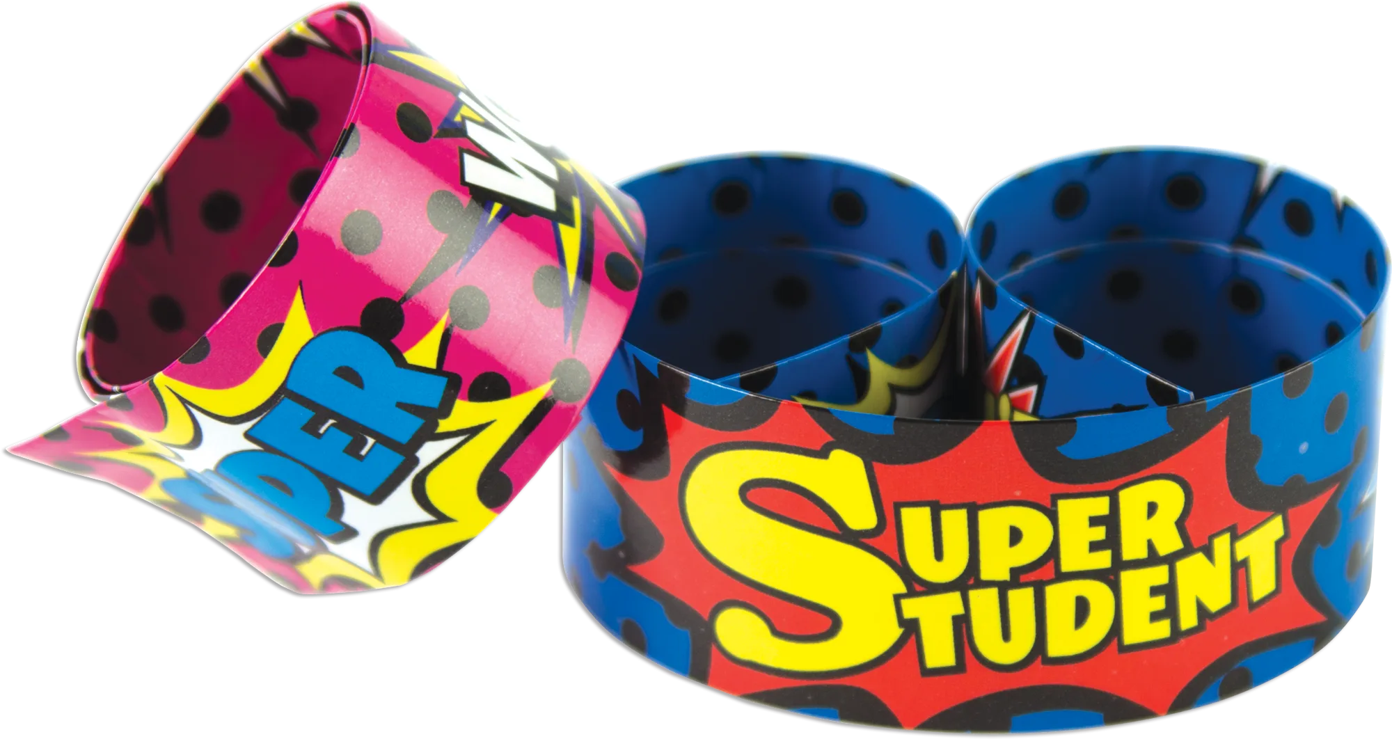 Superhero Super Student Slap Bracelets - Image 2