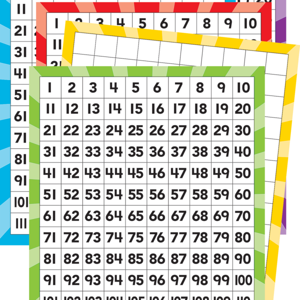 120 Number Boards