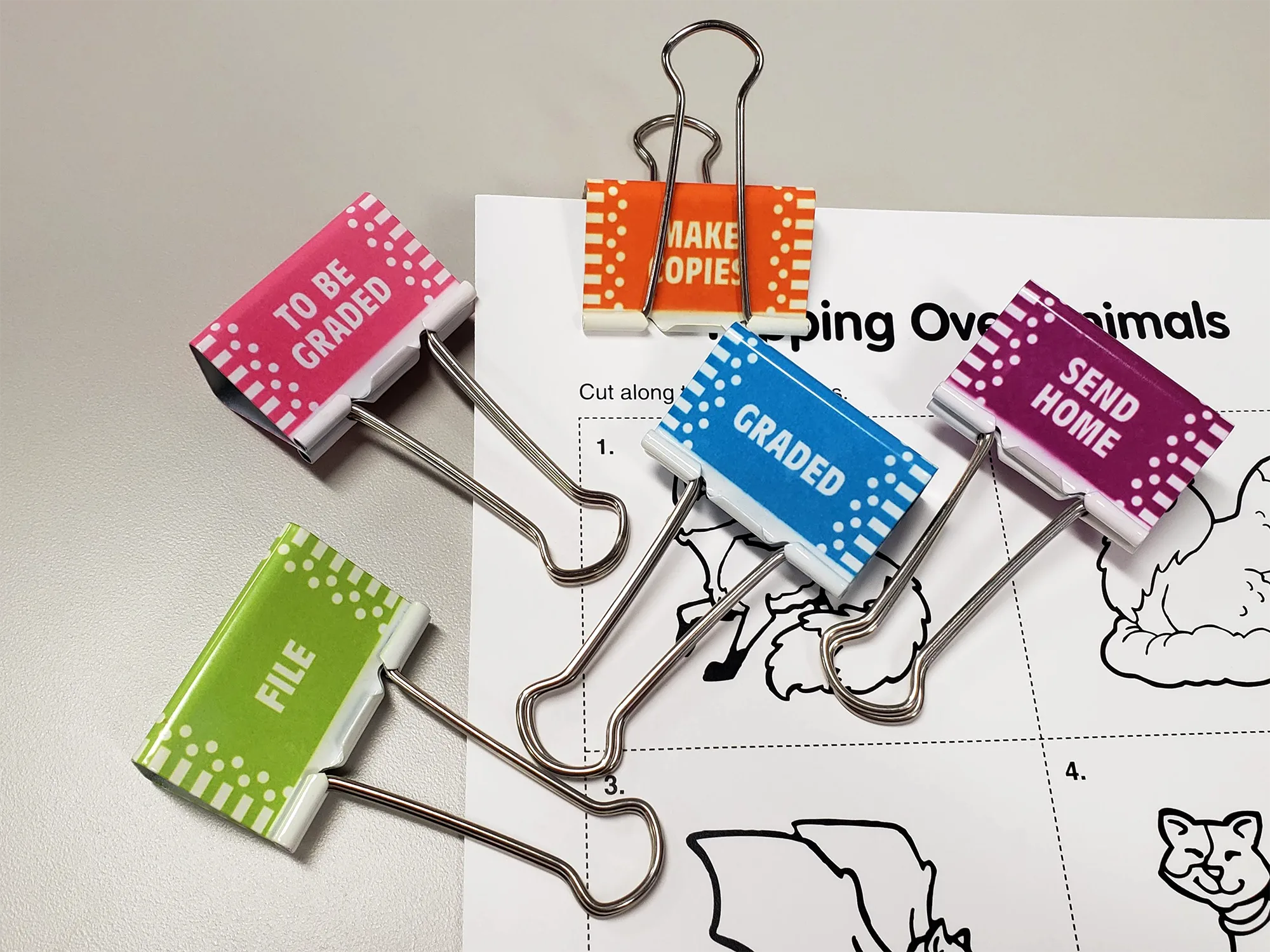 Classroom Management Large Binder Clips - Image 2