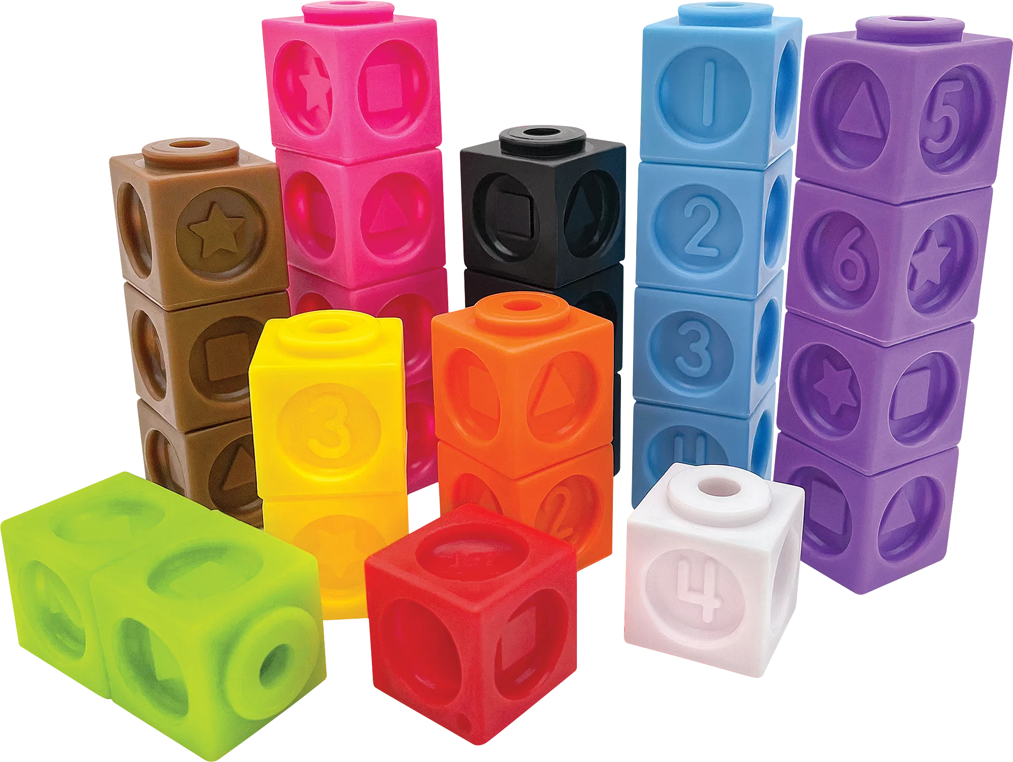 Numbers and Shapes Connecting Cubes
