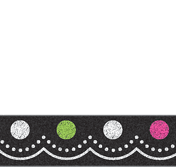 Chalkboard Brights Magnetic Pockets - Small