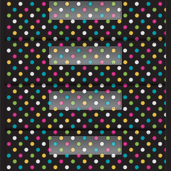 Chalkboard Brights 10 Pocket File Storage Pocket Chart (14" x 58")