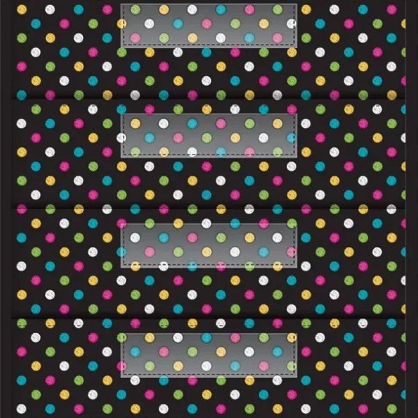 Chalkboard Brights 10 Pocket File Storage Pocket Chart (14" x 58")
