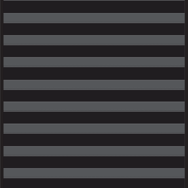 Black 10 Pocket Chart (34" x 44")