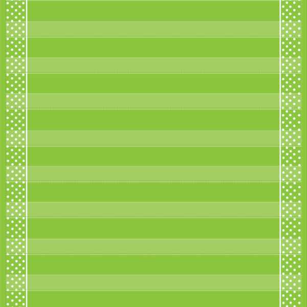 Lime Polka Dots 10 Pocket Chart (34" x 44")