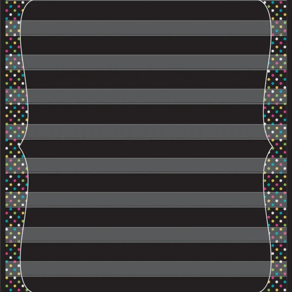 Chalkboard Brights 10 Pocket Chart (34" x 44")