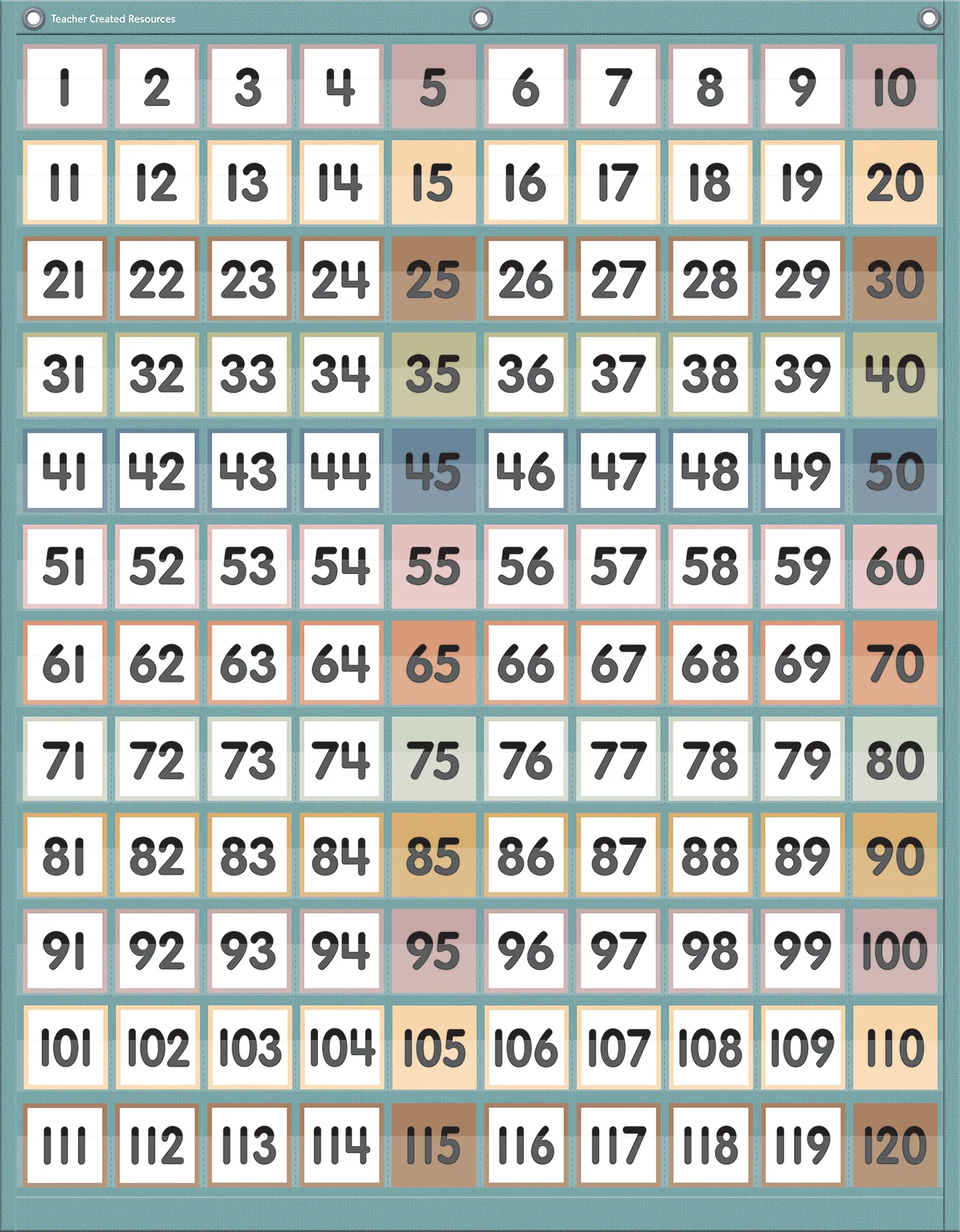 Calming Colors 1-120 Pocket Cha