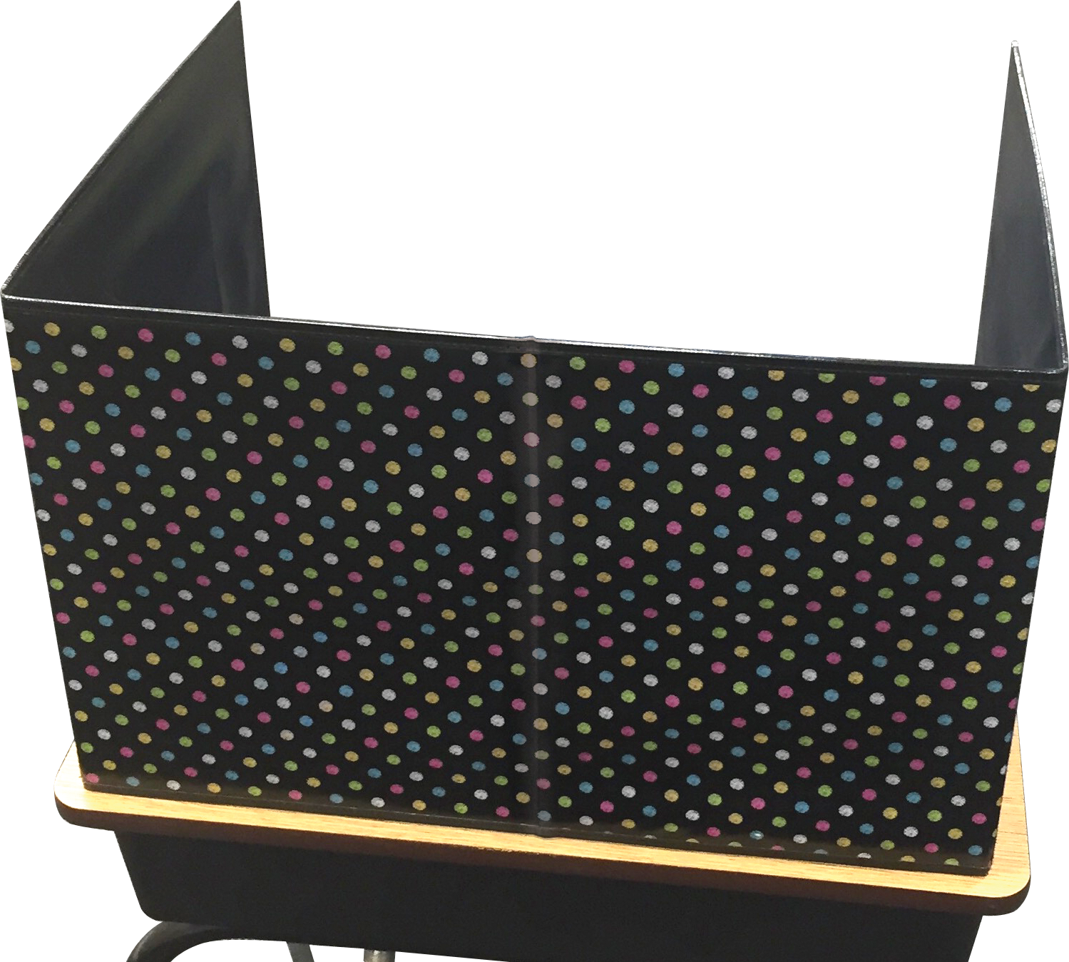 Chalkboard Brights Classroom Privacy Screen - Image 2