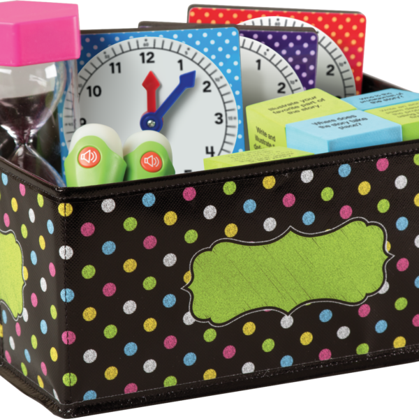 Chalkboard Brights Small Storage Bin