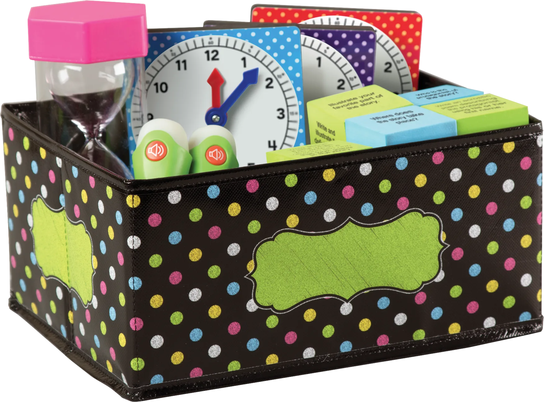 Chalkboard Brights Small Storage Bin