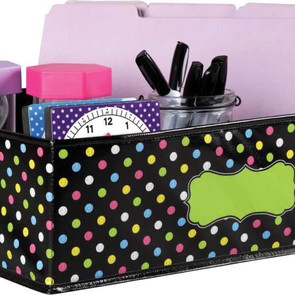 Chalkboard Brights Storage Bin