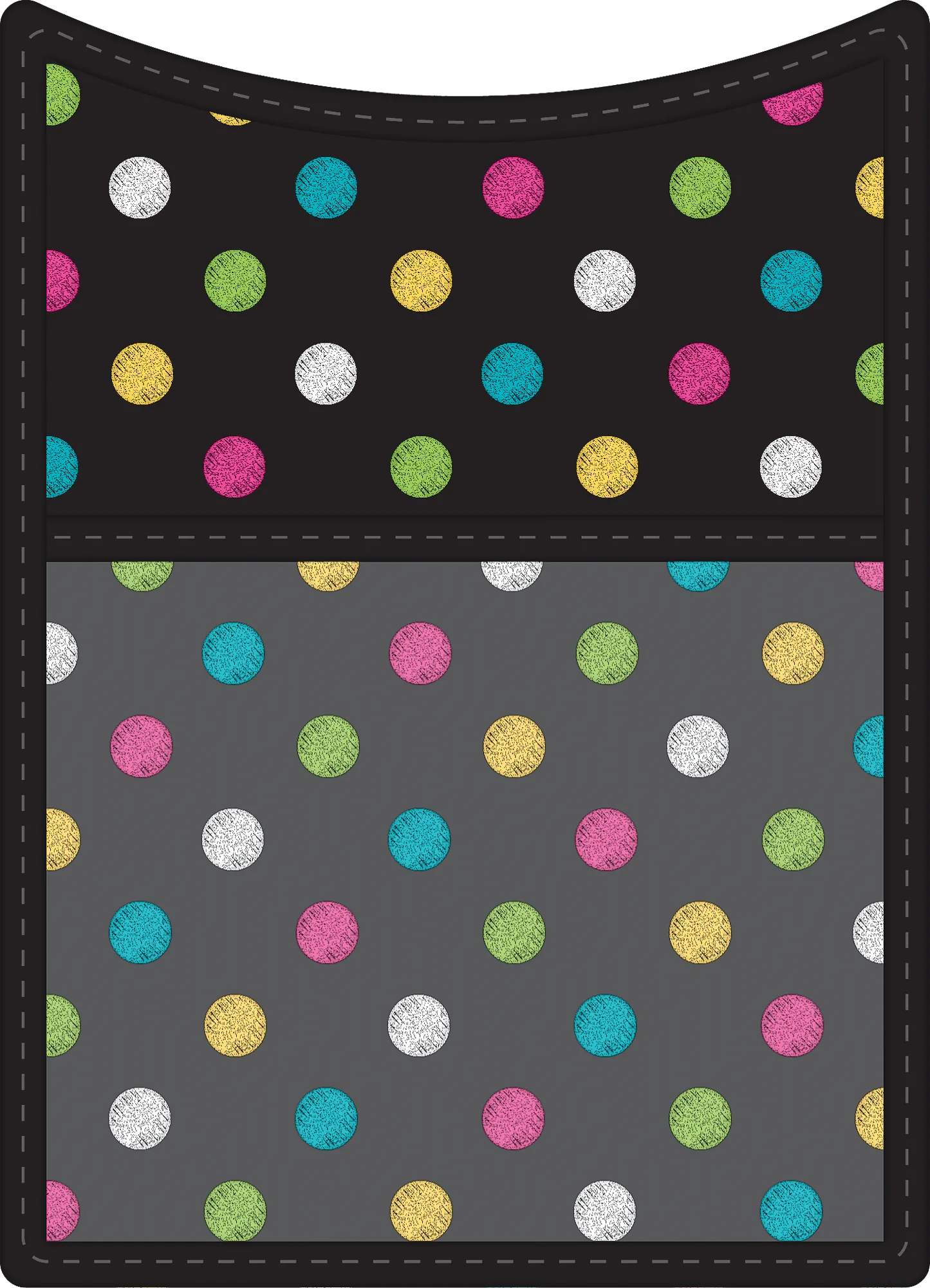 Chalkboard Brights Magnetic Storage Pocket